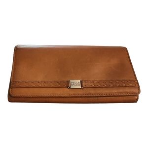 Pelle Studio Wilsons Leather Brown Women Wallet Trifold Change Section